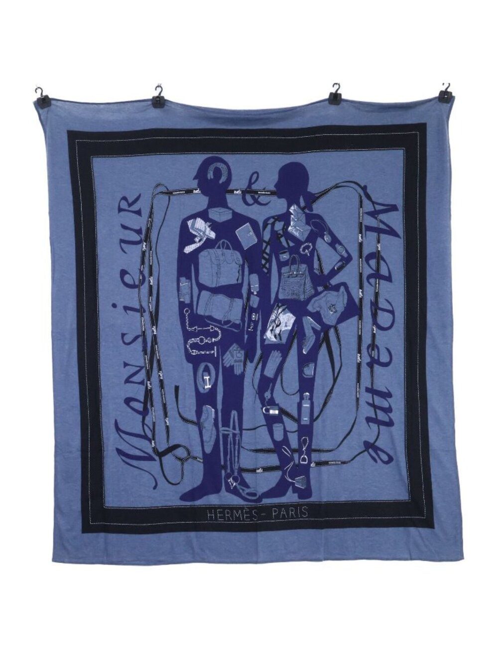 Hermes Monsieur Et Madame & Cotton Scarf